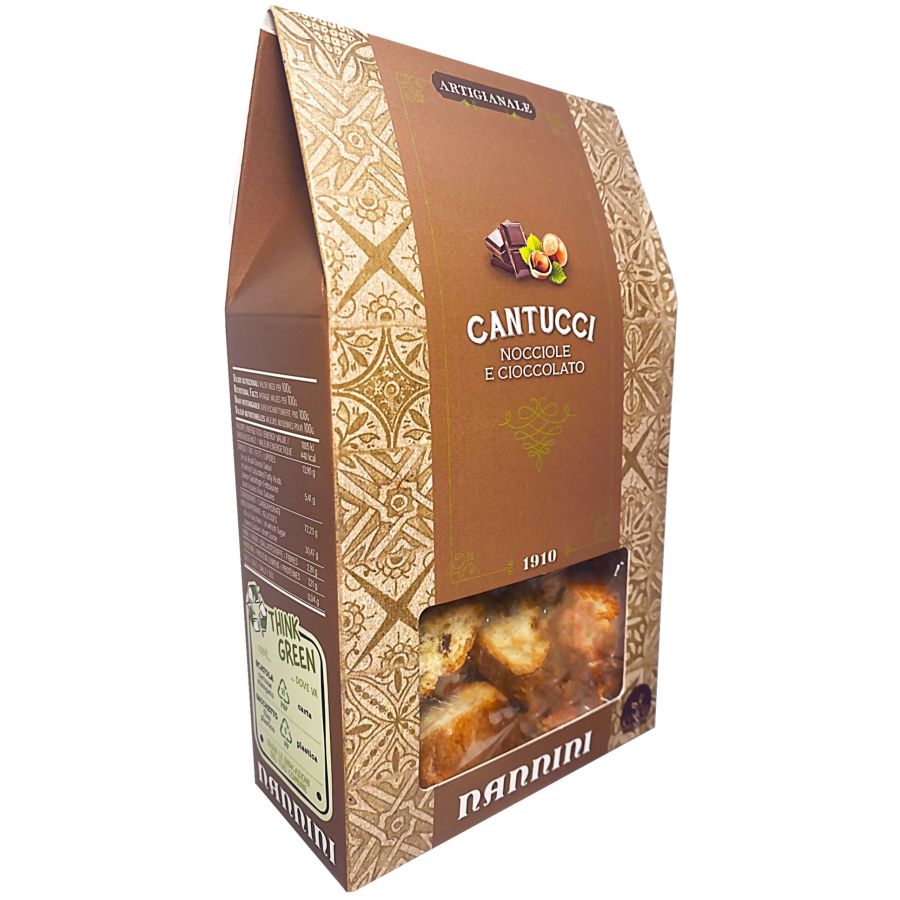 Nannini Cantucci hasselnötter och choklad 200 g
