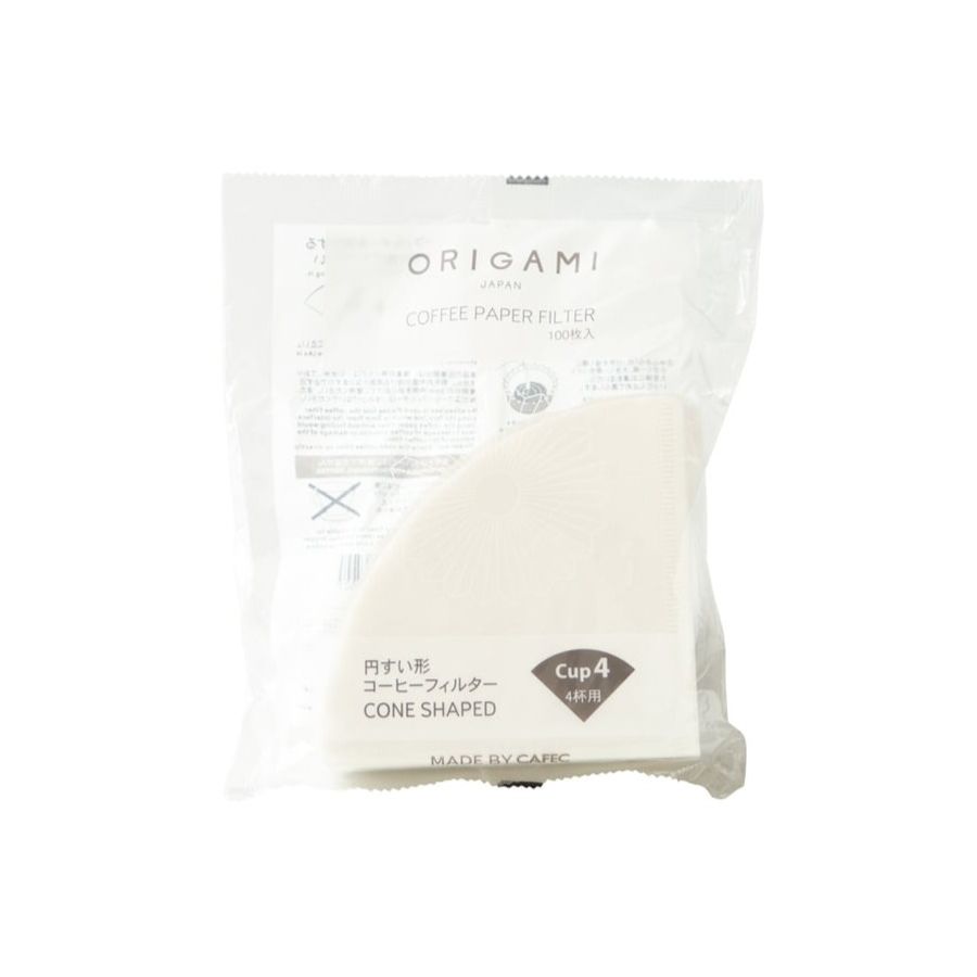 Origami M filterpapper 4 koppar, 100 st