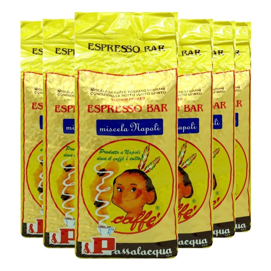 Passalacqua Miscela Napoli 6 x 1 kg Coffee Beans