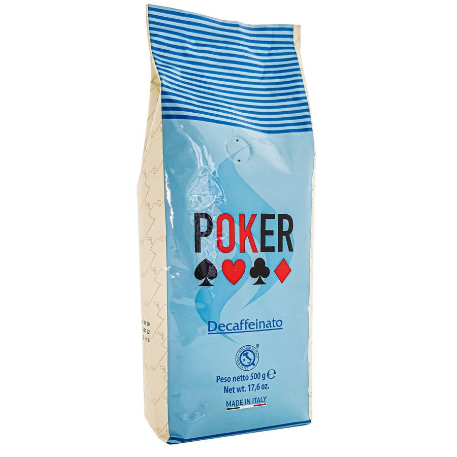 Poker Decaffeinato koffeinfria kaffebönor 500 g