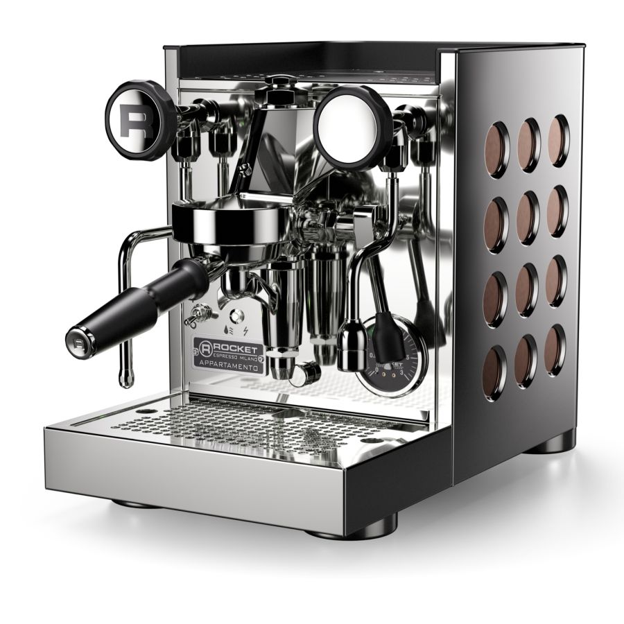 Rocket Espresso Appartamento TCA espressomaskin, stål/koppar