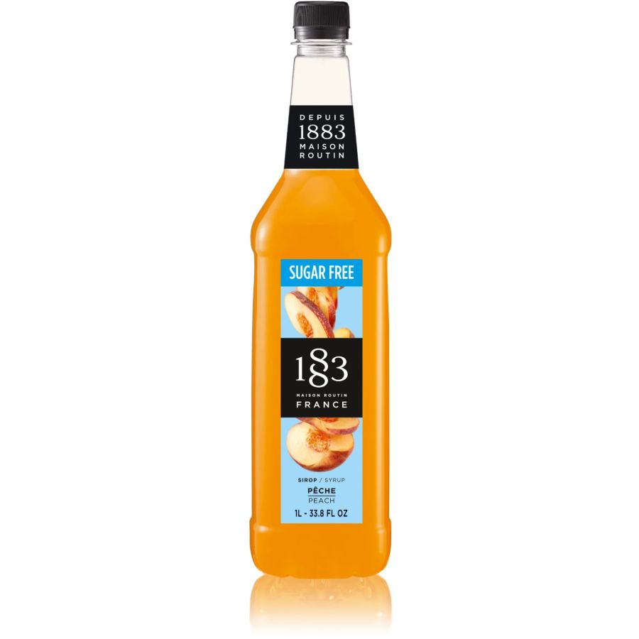 Maison Routin 1883 Sugar Free Peach sockerfri syrup 1000 ml