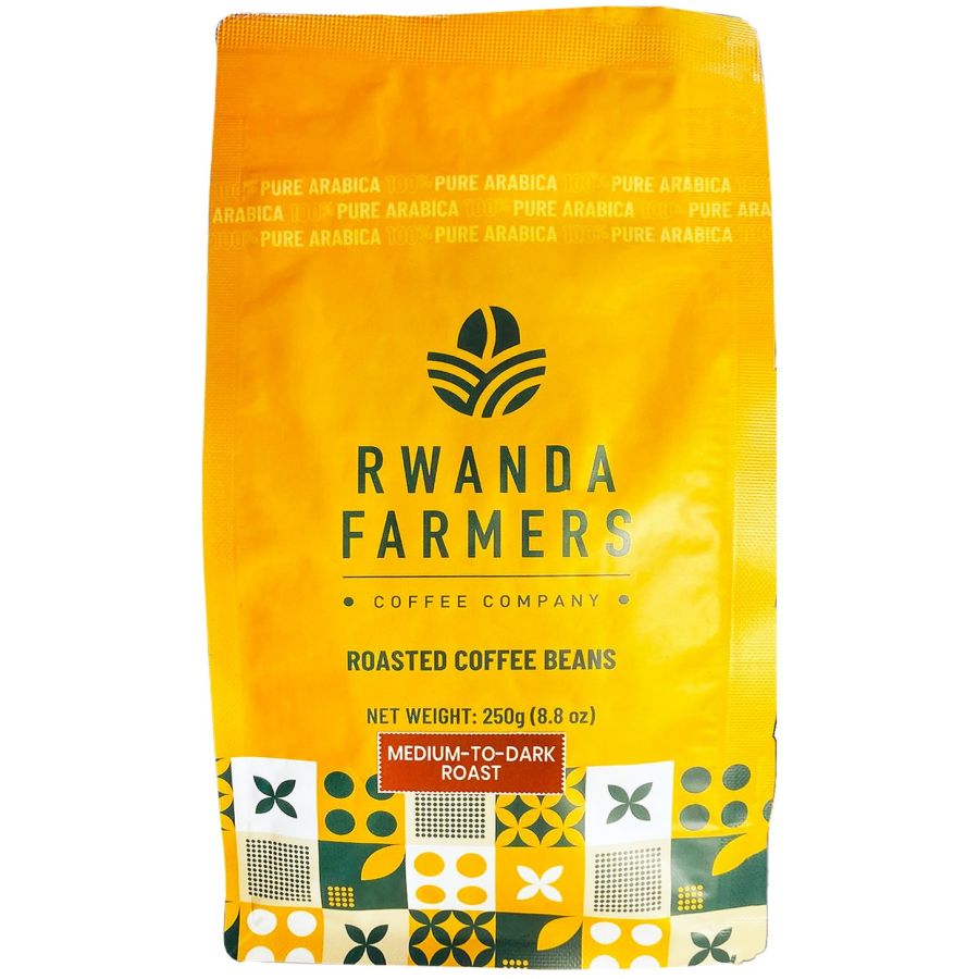 Rwanda Farmers Medium-to-Dark Roast 250 g kaffebönor