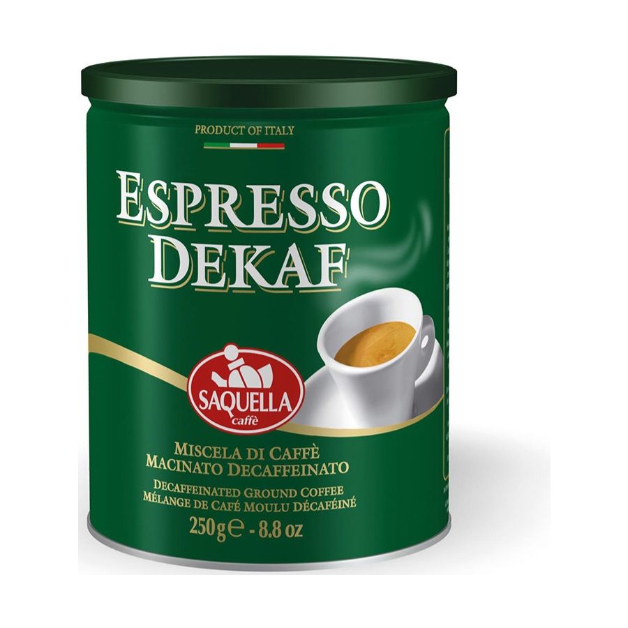 Saquella Saquella Espresso Dekaf koffeinfritt 250 g malet kaffe