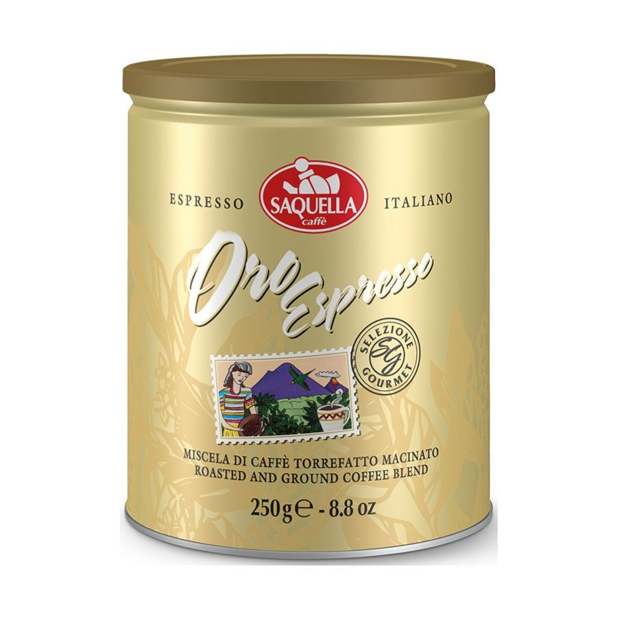 Saquella Saquella Gourmet Oro Espresso 250 g malet kaffe