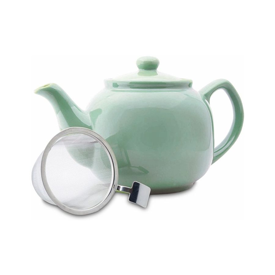 Shamila Ceramic Teapot with Strainer 1,2 l, Mint-green