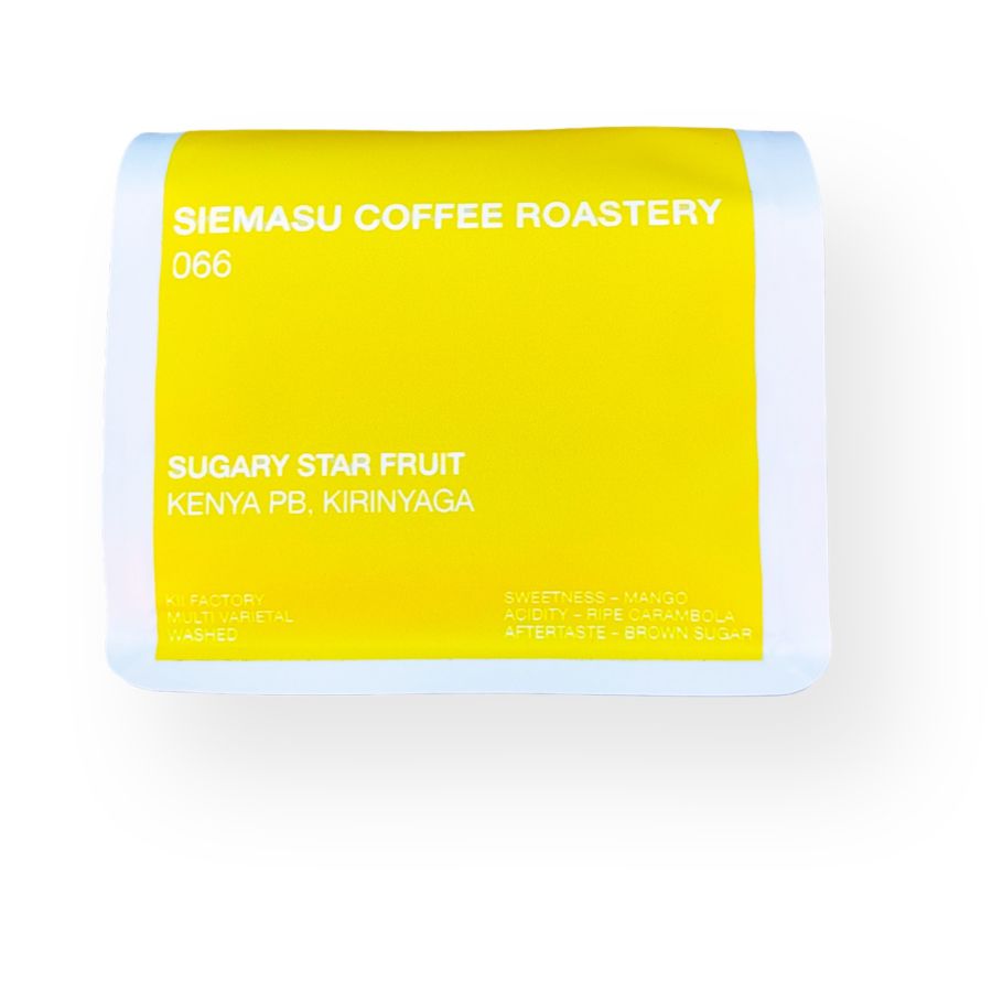 Siemasu Coffee Sugary Star Fruit, Kenya KII PB 250 g kaffebönor