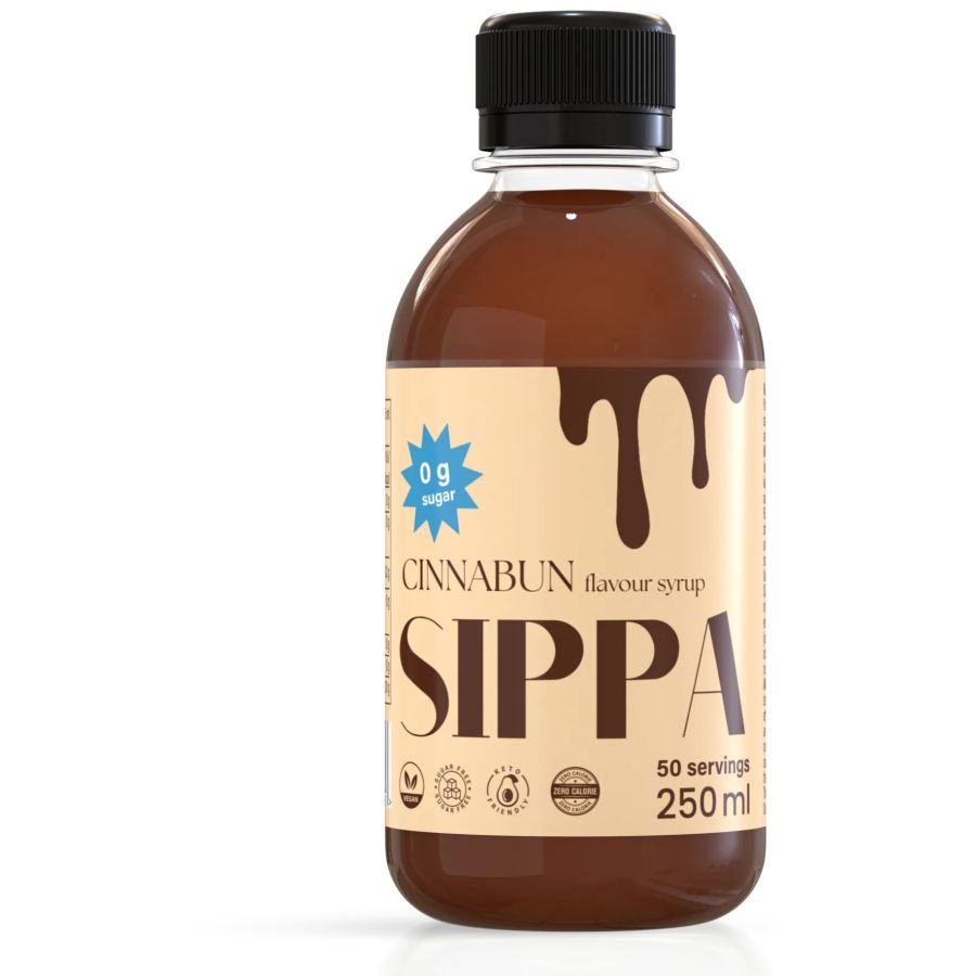 Sippa Cinnabun sockerfri syrup 250 ml
