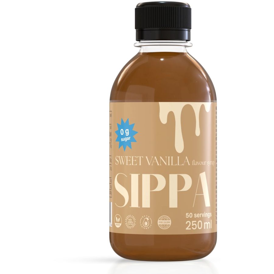 Sippa Sweet Vanilla sockerfri syrup 250 ml