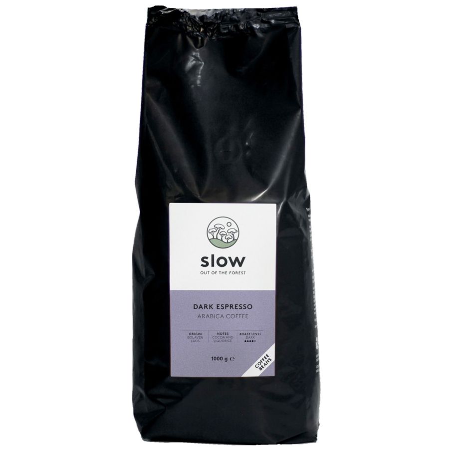 Slow Forest Dark Espresso 1 kg kaffebönor