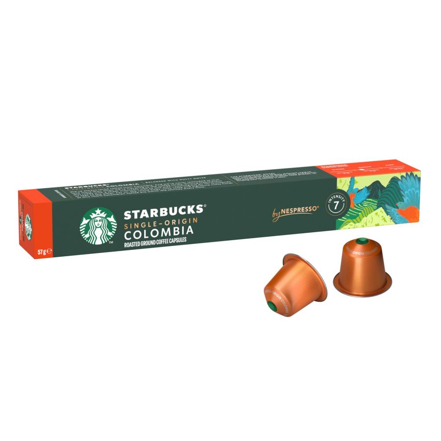 Starbucks Single Origin Colombia Nespresso-kompatibla kaffekapslar 10 st.