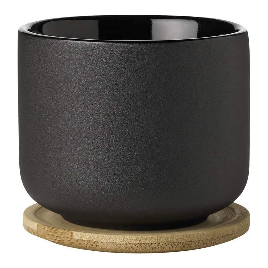 Stelton Theo Tea Mug -temugg 200 ml, svart