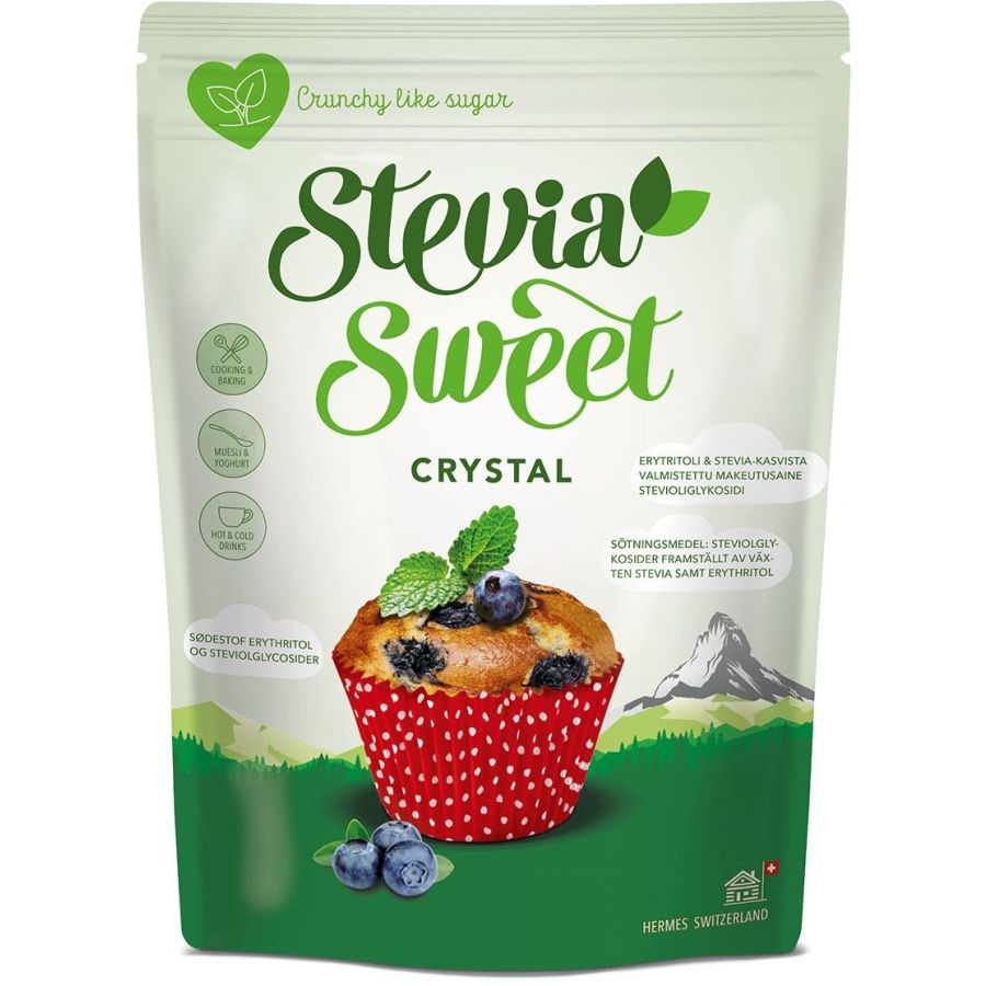 SteviaSweet Crystal sötningsmedel 250 g