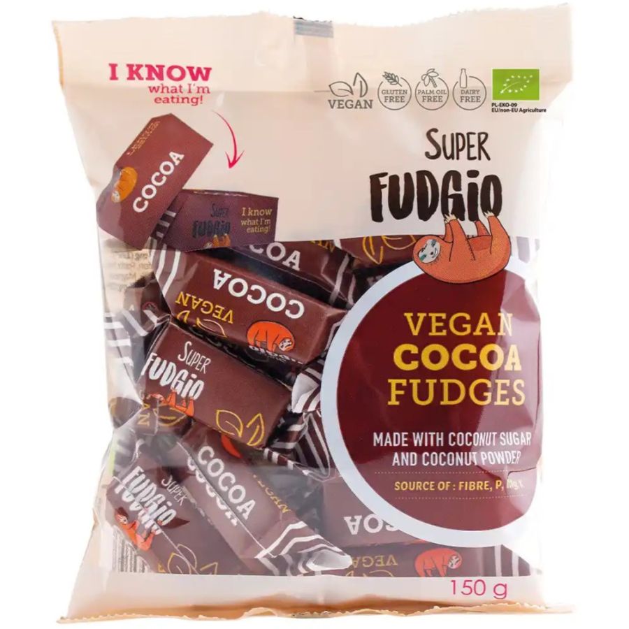 Super Fudgio vegansk kakaofudge 150 g