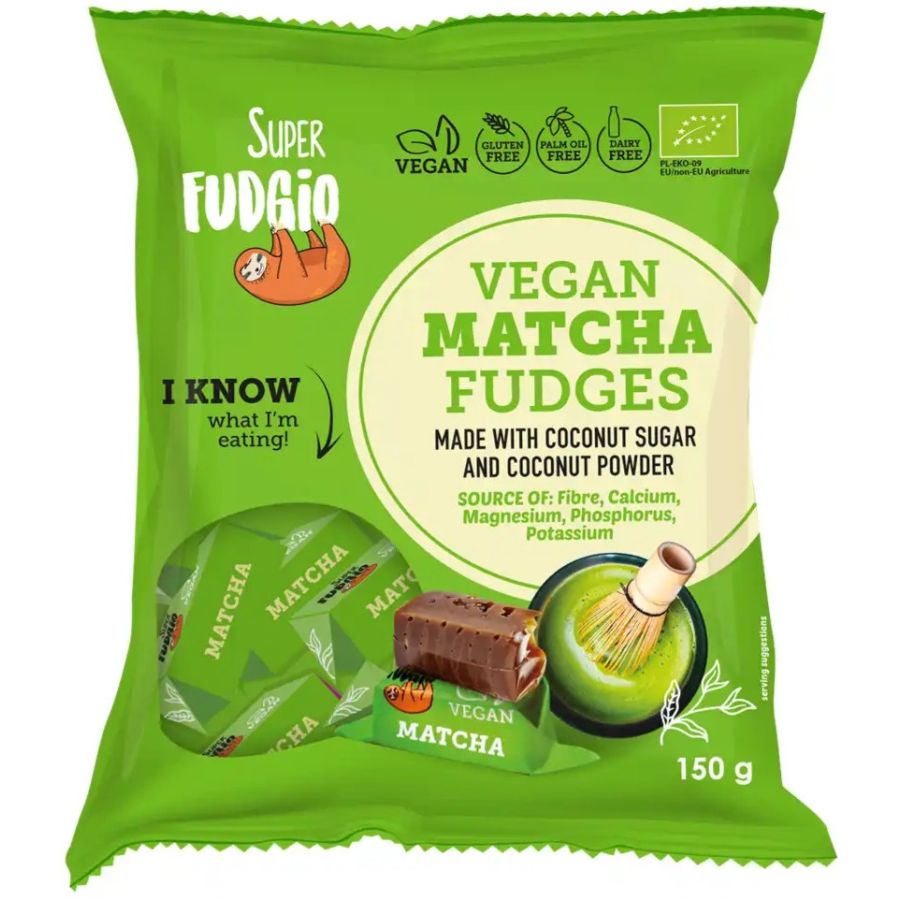 Super Fudgio vegansk matchafudge 150 g