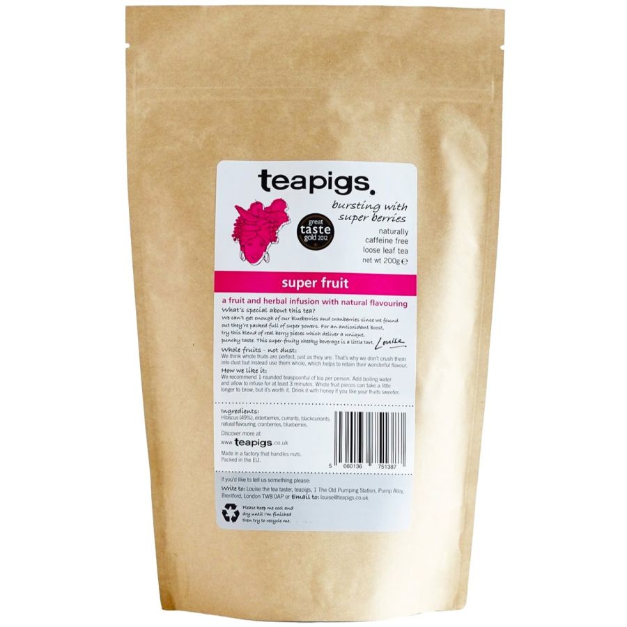 Teapigs Super Fruit lösbladigt te 200 g