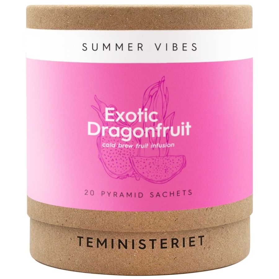 Teministeriet Summer Vibes Exotic Dragonfruit Cold Brew -te, 20 tepåsar