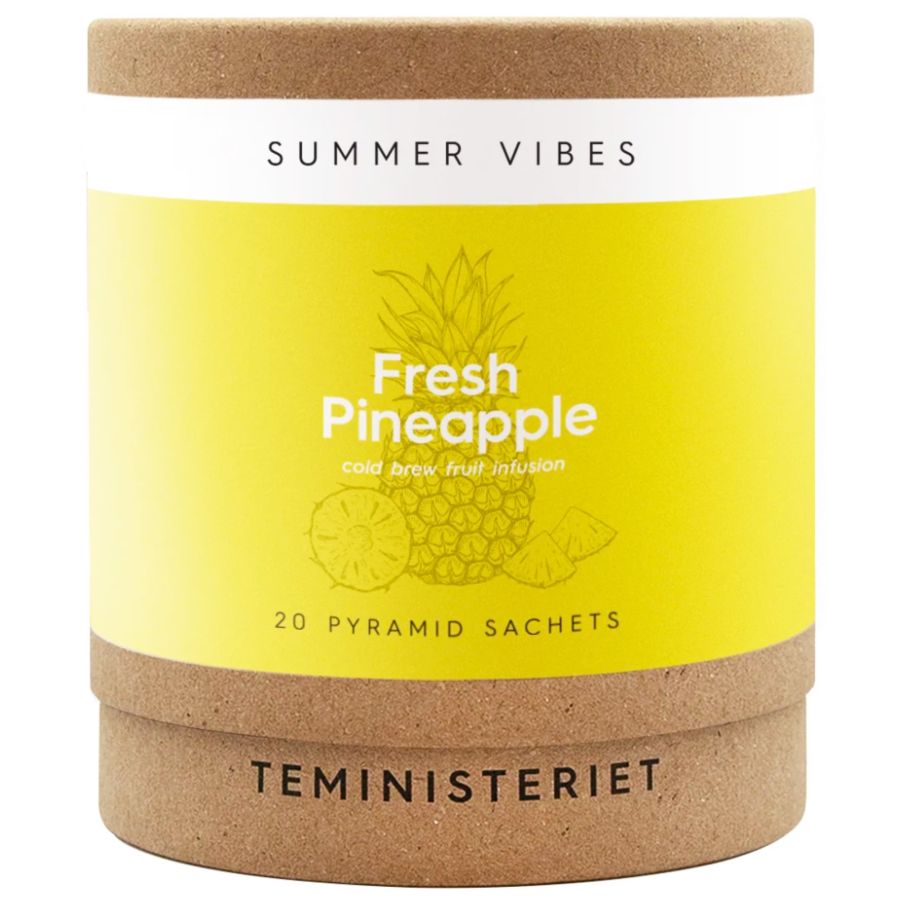 Teministeriet Summer Vibes Fresh Pineapple Cold Brew -te, 20 tepåsar