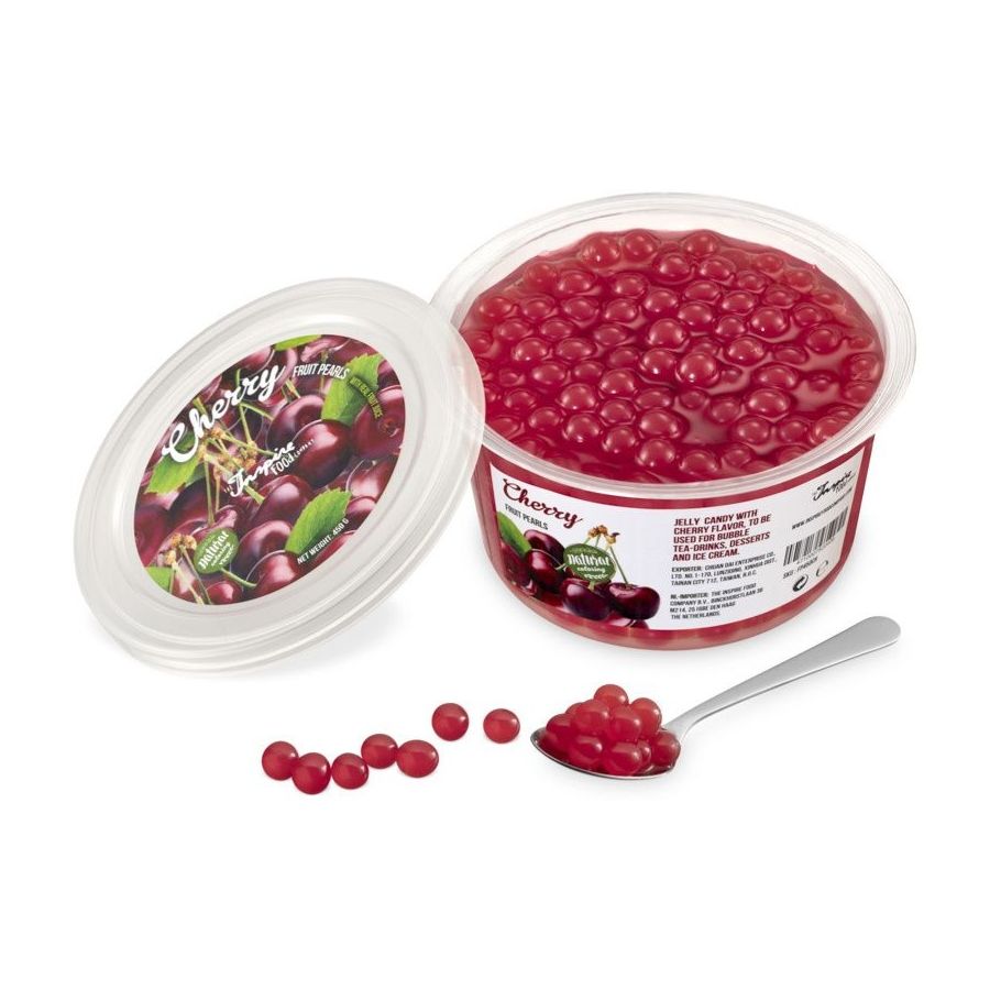 TIFC Boba Bubble Tea bubbelte-pärlor, Cherry 450 g