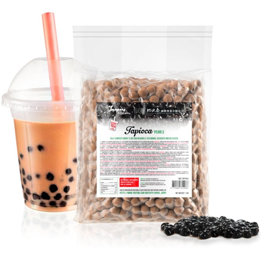 TIFC Tapioca Boba Bubble Tea Pearls tapiokapärlor 1 kg