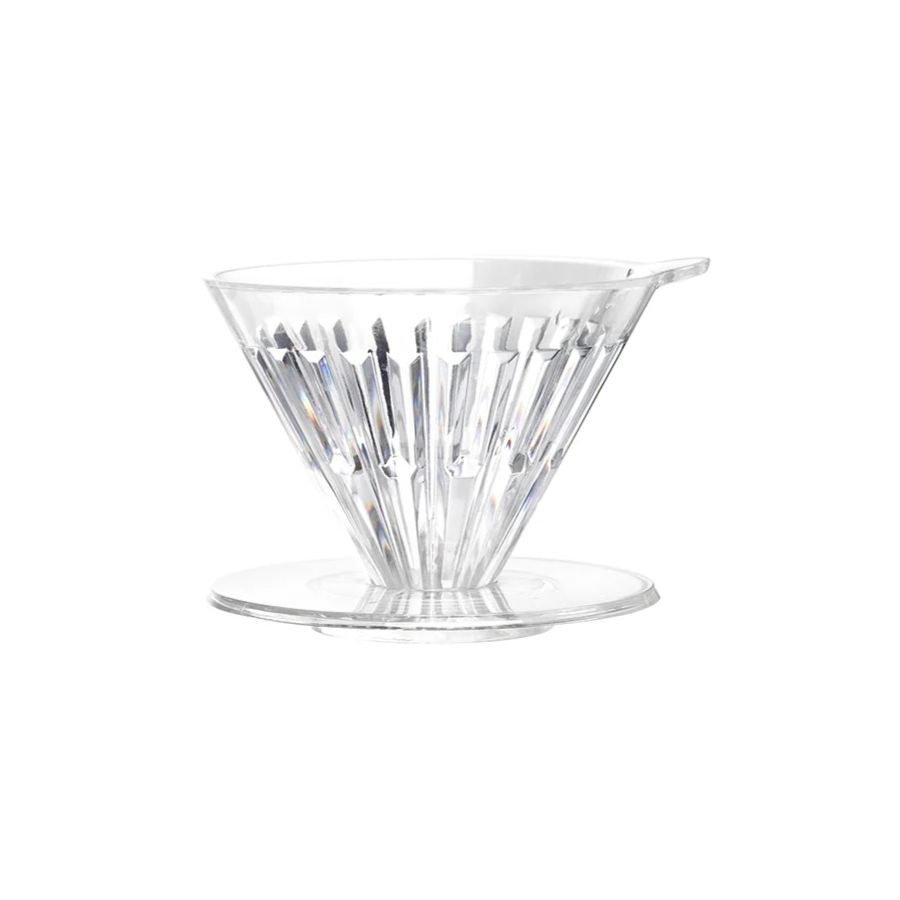 Timemore Crystal Eye Dripper filterhållare storlek 02, transparent