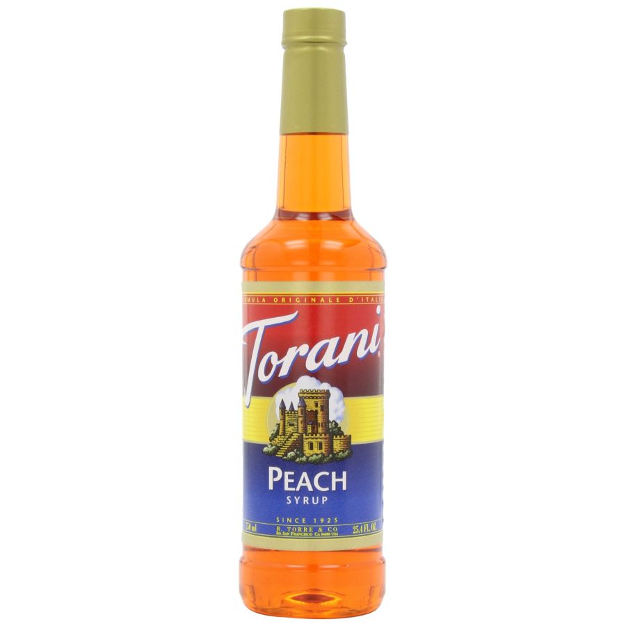 Torani Peach smaksirap 750 ml PET