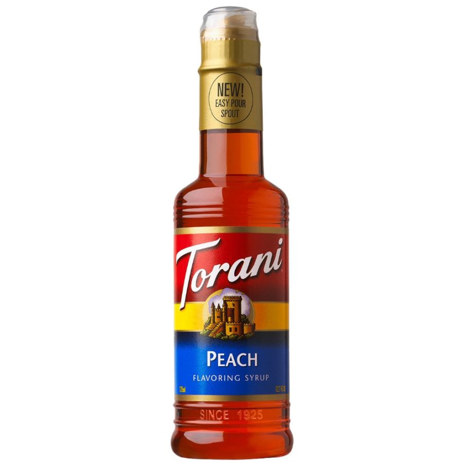 Torani Peach smaksirap 375 ml PET