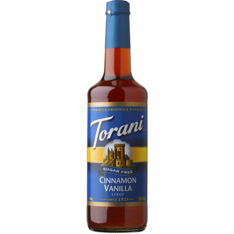 Torani Sugar Free Cinnamon Vanilla sockerfri smaksirap 750 ml