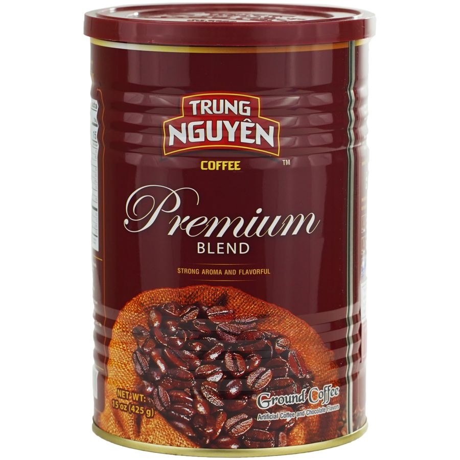 Trung Nguyen Premium Blend malet vietnamesiskt kaffe 425 g burk