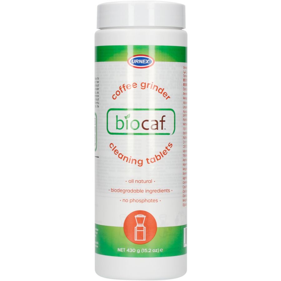 Urnex Biocaf rengöringstabletter för kaffekvarn 430 g