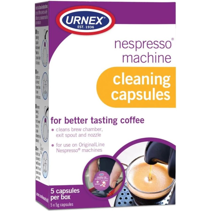 Urnex Nespresso-rengöringskapslar 5 st.