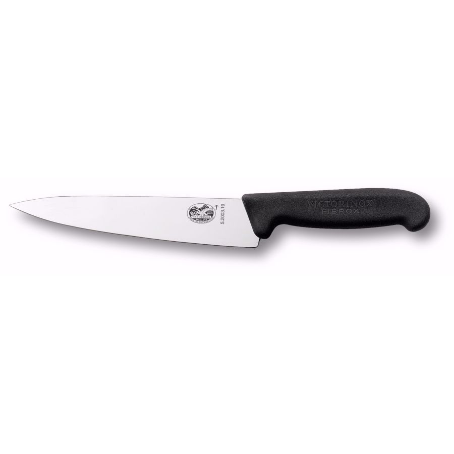 Victorinox Fibrox kockkniv 19 cm, svart