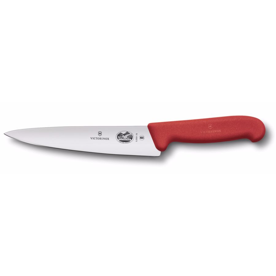 Victorinox Fibrox Carving Knife 19 cm, Red