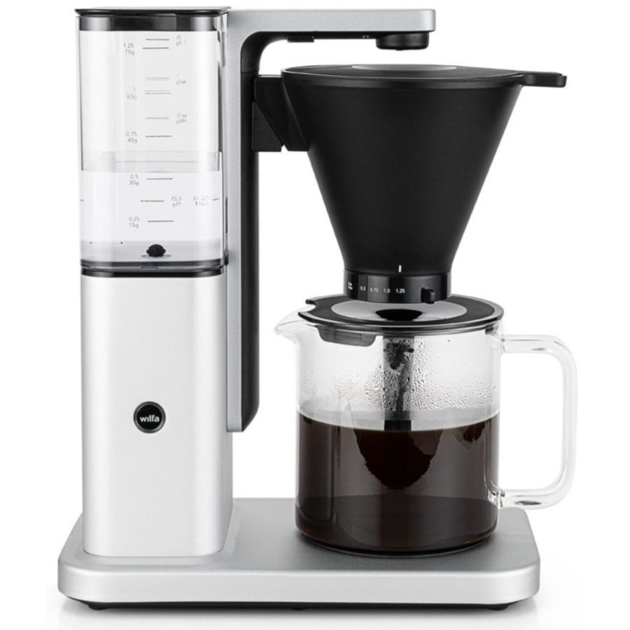 Wilfa Zense Alux kaffebryggare CM10APA-M125 1,25 l, matt aluminium