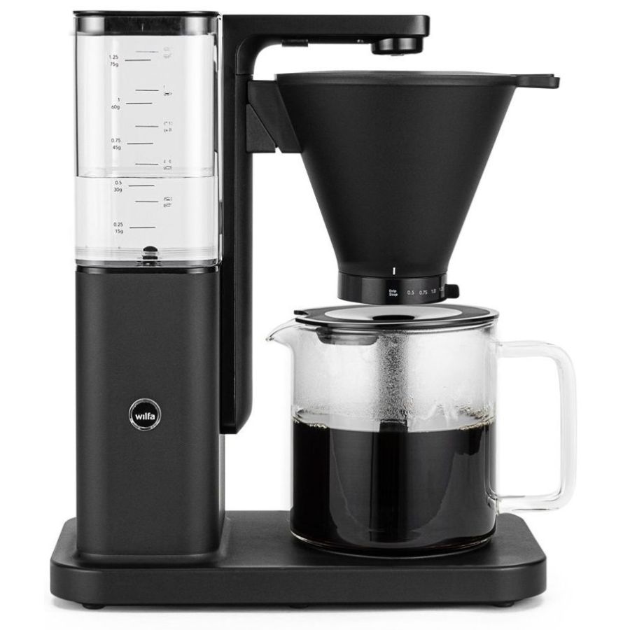 Wilfa Zense Alux kaffebryggare CM10AB-M125 1,25 l, svart aluminium