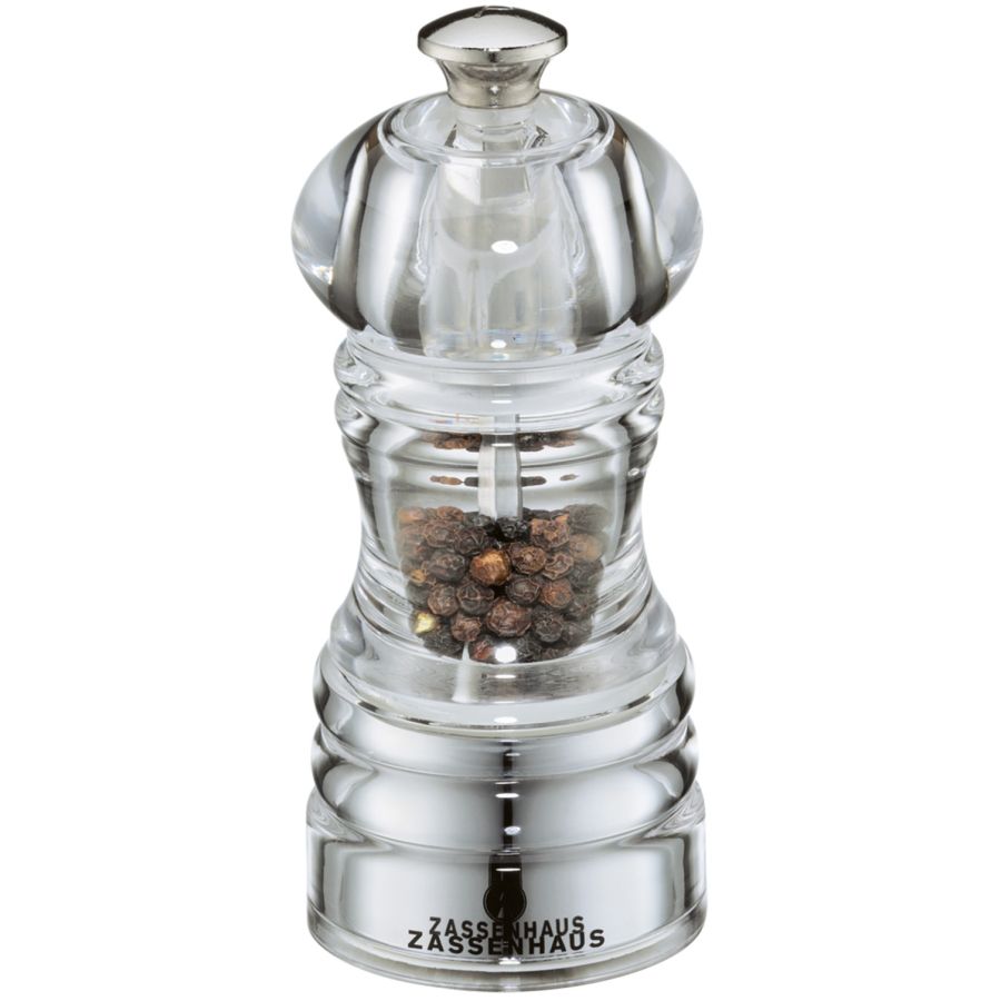 Zassenhaus Berlin Acrylic Pepper Mill 12 cm