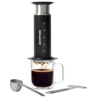 Aeropress Steel kaffebryggare i stål, svart
