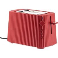 Alessi MDL08 Plissé Toaster, Red