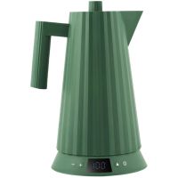 Alessi MDL21 Plissé vattenkokare med temperaturkontroll 1,7 l, grön