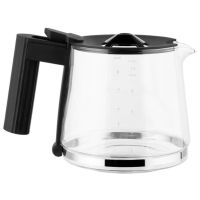 Alessi glaskanna för MDL14 Plissé -kaffebryggare, svart