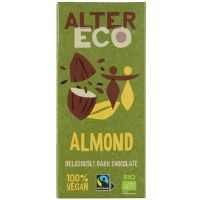 Alter Eco Almond Dark Chocolate 60% 100 g