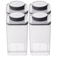Ankomn Turn-N-Seal Vacuum Storage Canister 1,2 l, transparent (4 st)