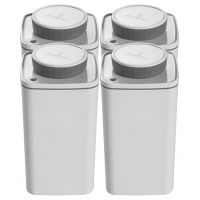 Ankomn Turn-N-Seal Vacuum Storage Canister 1,2 l, vit (4 st)