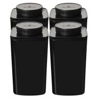 Ankomn Turn-N-Seal Vacuum Storage Canister 1,2 l, svart (4 st)