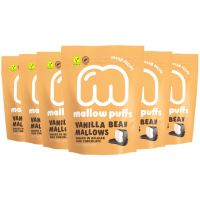Barú Mallow Puffs vanilj & mörk choklad 6 x 100 g