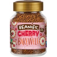 Beanies Cherry Bakewell smaksatt snabbkaffe 50 g