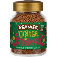 Beanies Orange & Cranberry smaksatt snabbkaffe 50 g