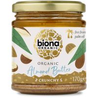 Biona Almond Butter Crunchy 170 g