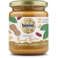 Biona Peanut Butter Crunchy saltat jordnötssmör 250 g