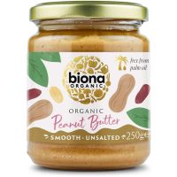 Biona Peanut Butter Smooth osaltat jordnötssmör 250 g